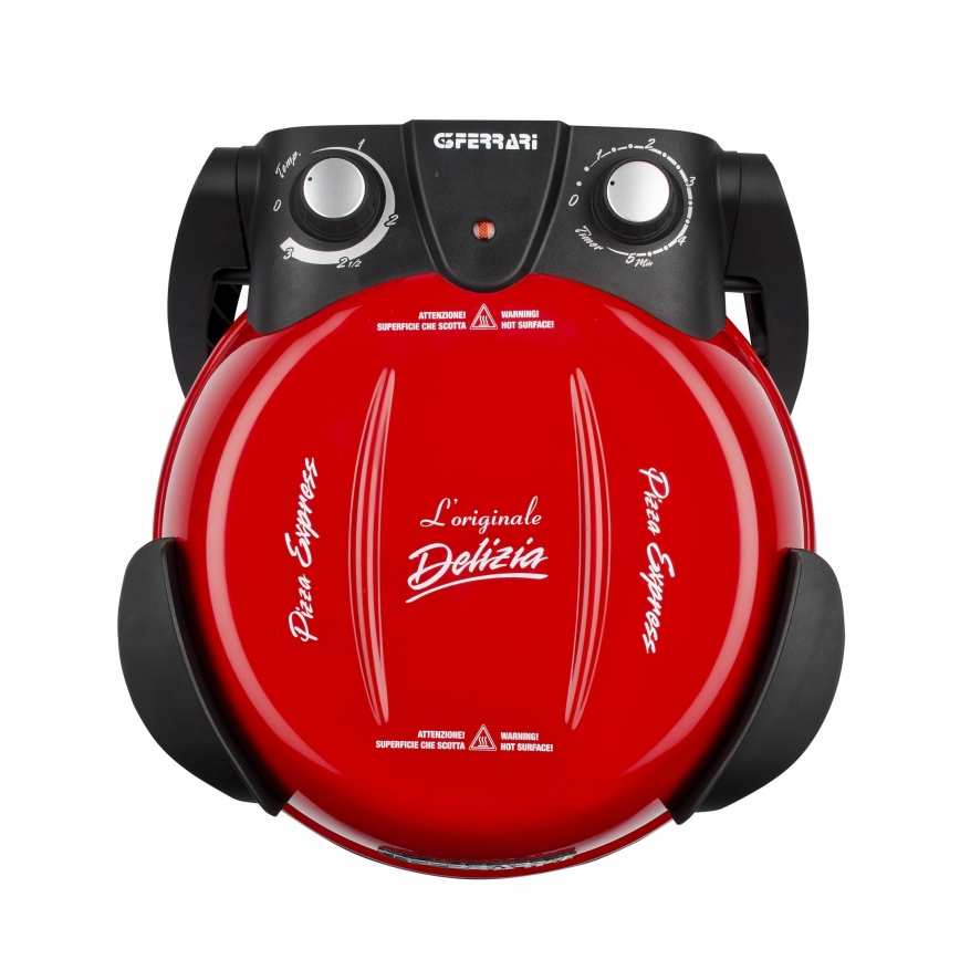 G3Ferrari G1000602 - Pizza pećnica DELIZIA 1200W/230V crvena