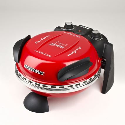 G3Ferrari G1000602 - Pizza pećnica DELIZIA 1200W/230V crvena