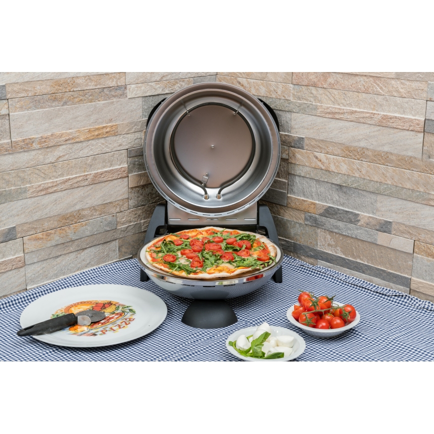 G3Ferrari G1000606 - Pizza pećnica DELIZIA 1200W/230V srebrna