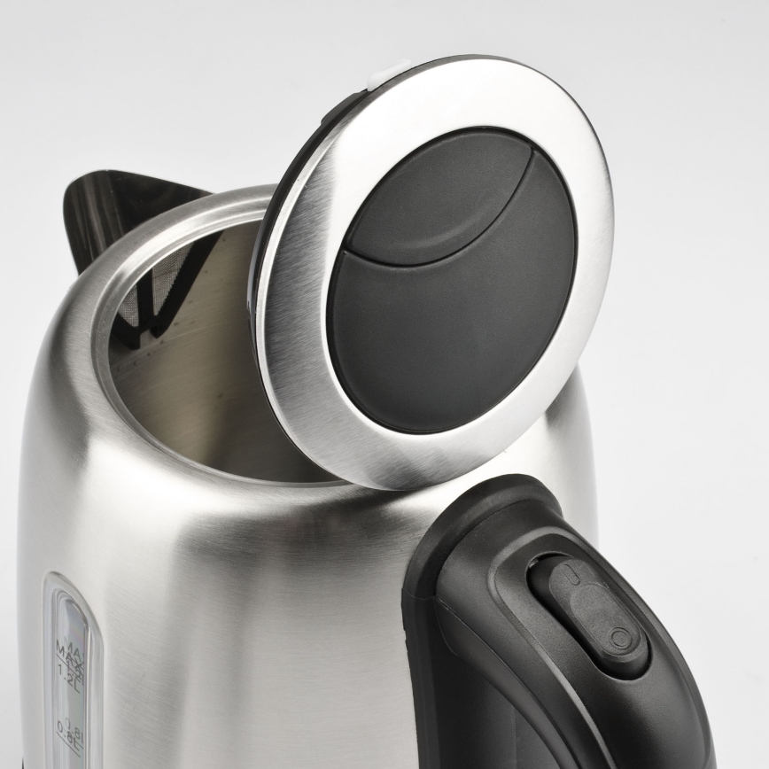 G3Ferrari G1009500 - Brzo električno kuhalo za vodu 1,2 l 1630W/230V nehrđajući čelik/crna