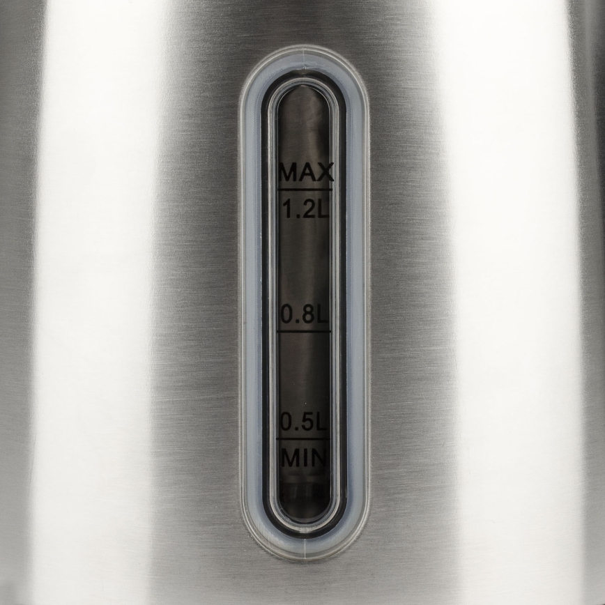 G3Ferrari G1009500 - Brzo električno kuhalo za vodu 1,2 l 1630W/230V nehrđajući čelik/crna