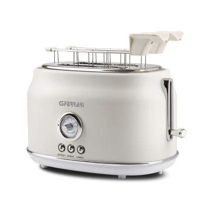G3Ferrari G1013401 - Toster s dva otvora ARTISTA 750W/230V bijela