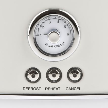 G3Ferrari G1013401 - Toster s dva otvora ARTISTA 750W/230V bijela