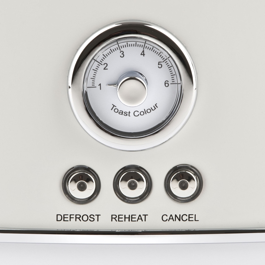 G3Ferrari G1013401 - Toster s dva otvora ARTISTA 750W/230V bijela