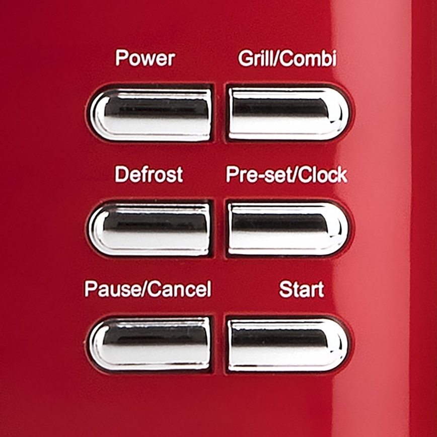 G3Ferrari G1015502 - Mikrovalna pećnica s grilom 1150W/230V 20 l crvena