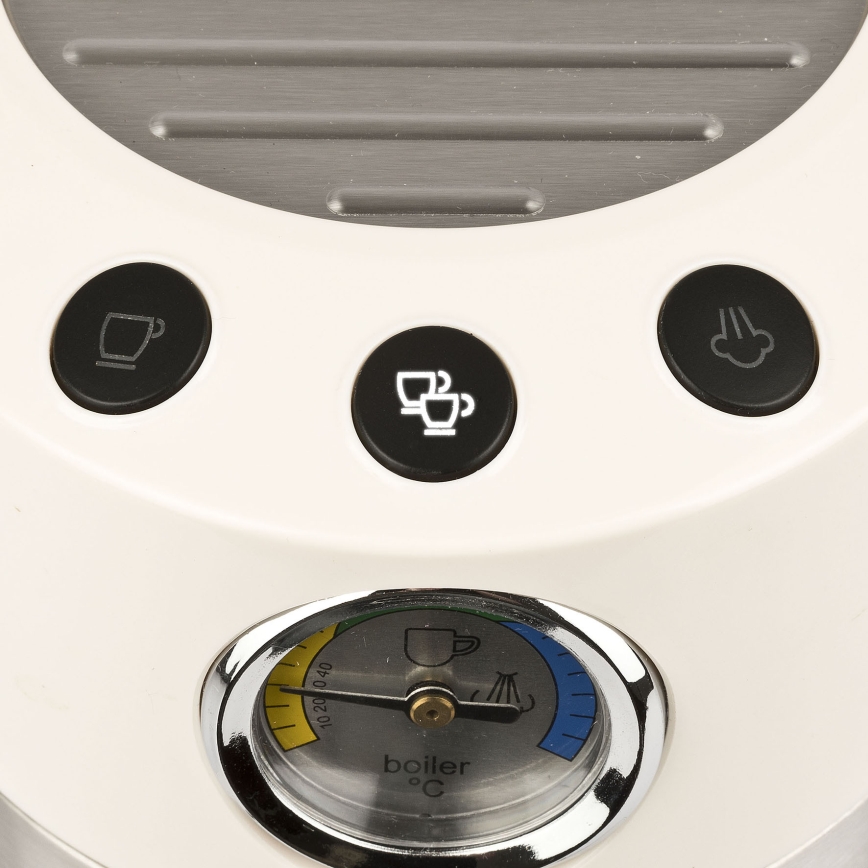 G3Ferrari G1016801 - Aparat za espresso s portafilom AMARCORD 1350W/230V 15 bar kremasta