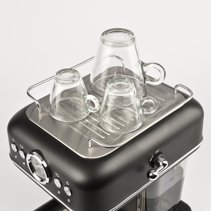 G3Ferrari G1018800 - Aparat za espresso s ručnom polugom ALCHIMIA 950W/230V 15 bar crni