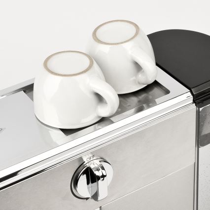 G3Ferrari G1018900 - Aparat za espresso s polugom TIFFANY 1350W/230V 15 bar, od nehrđajućeg čelika