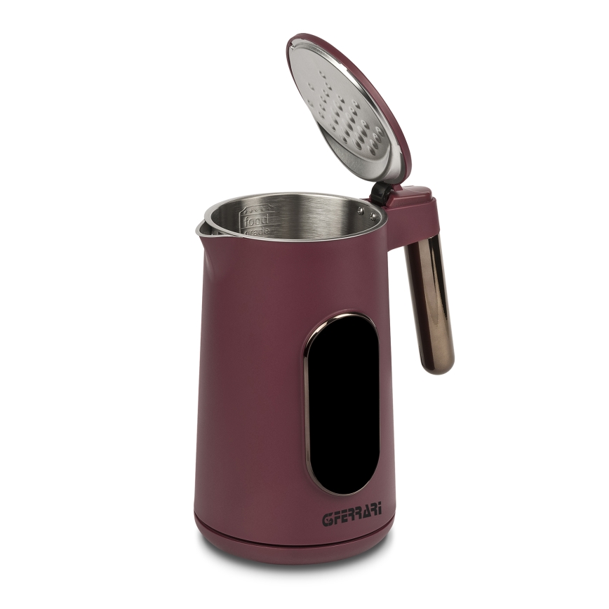 G3Ferrari G1020502 - Električno kuhalo za vodu 1,7 l, 2200 W/230 V, crveno