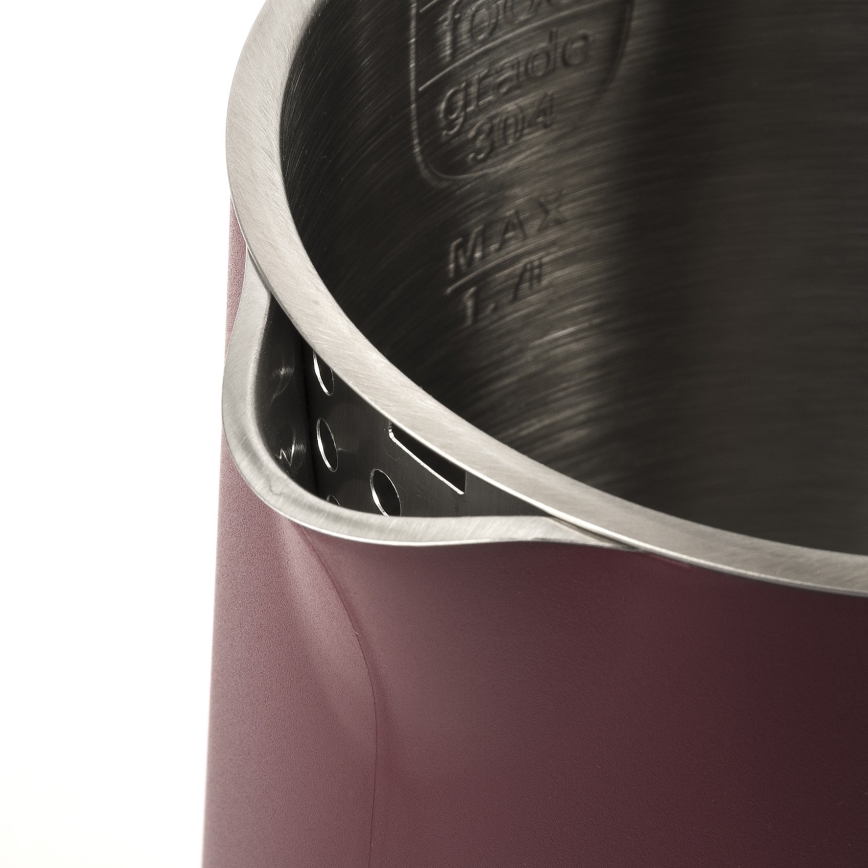 G3Ferrari G1020502 - Električno kuhalo za vodu 1,7 l, 2200 W/230 V, crveno