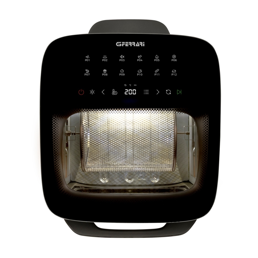 G3Ferrari G1021900 - Zračna friteza FRIGGISANO 1800 W/230 V, 13 l nehrđajući čelik/crna