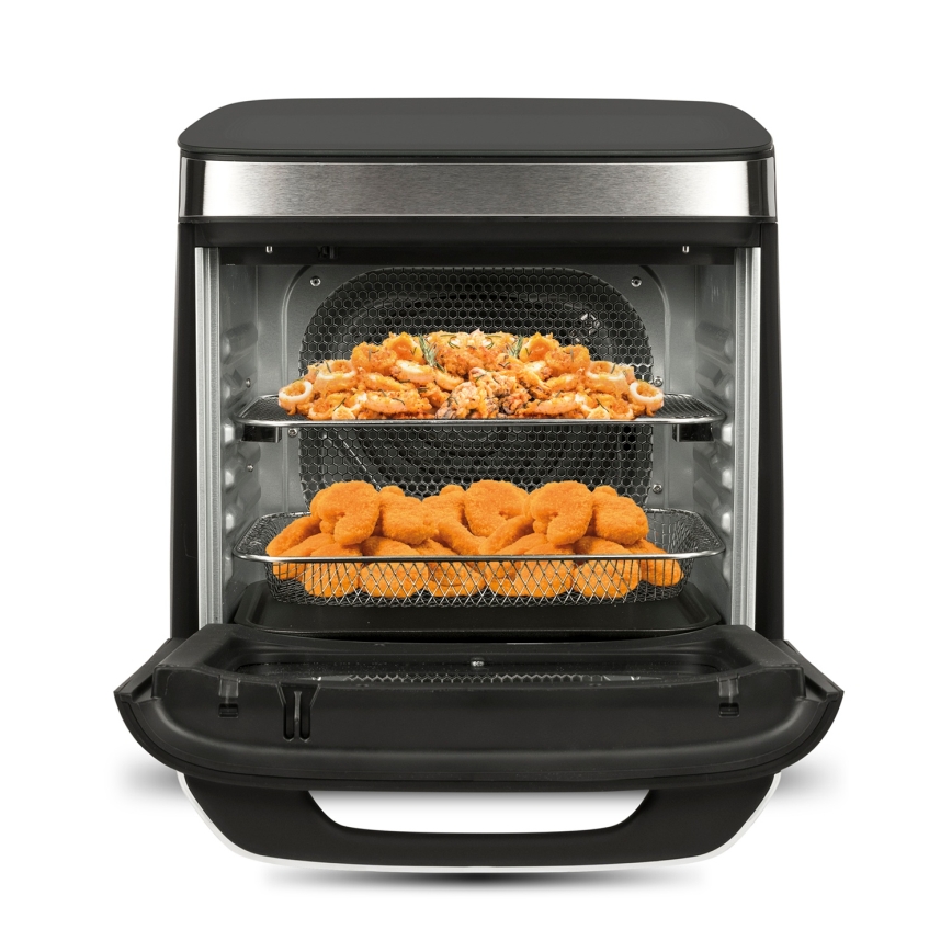 G3Ferrari G1021900 - Zračna friteza FRIGGISANO 1800 W/230 V, 13 l nehrđajući čelik/crna