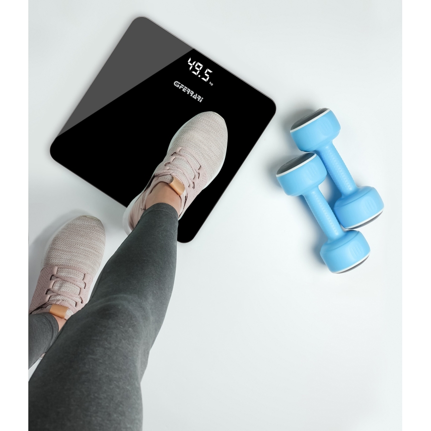 G3Ferrari G3005800 - Digitalna osobna vaga 3xAAA crna