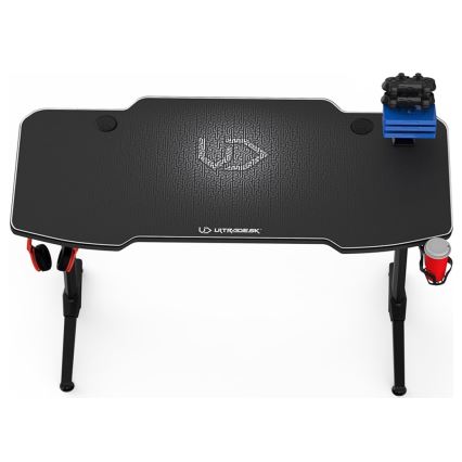 Gaming stol 140 x 66 cm crna