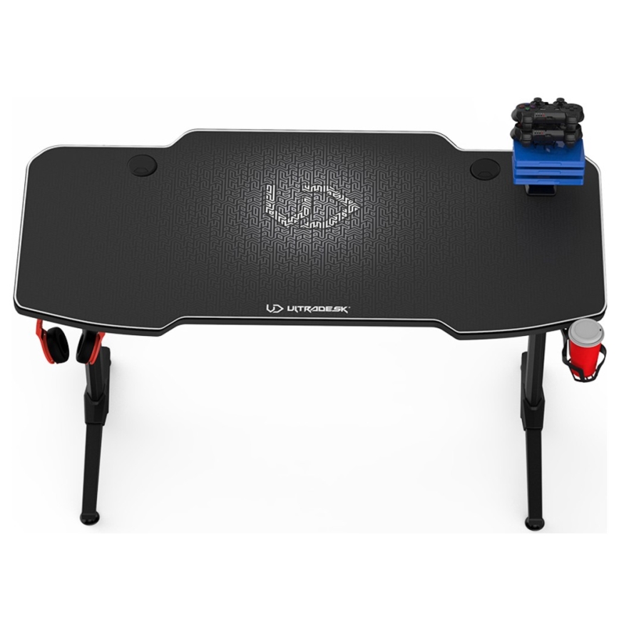 Gaming stol 140 x 66 cm crna