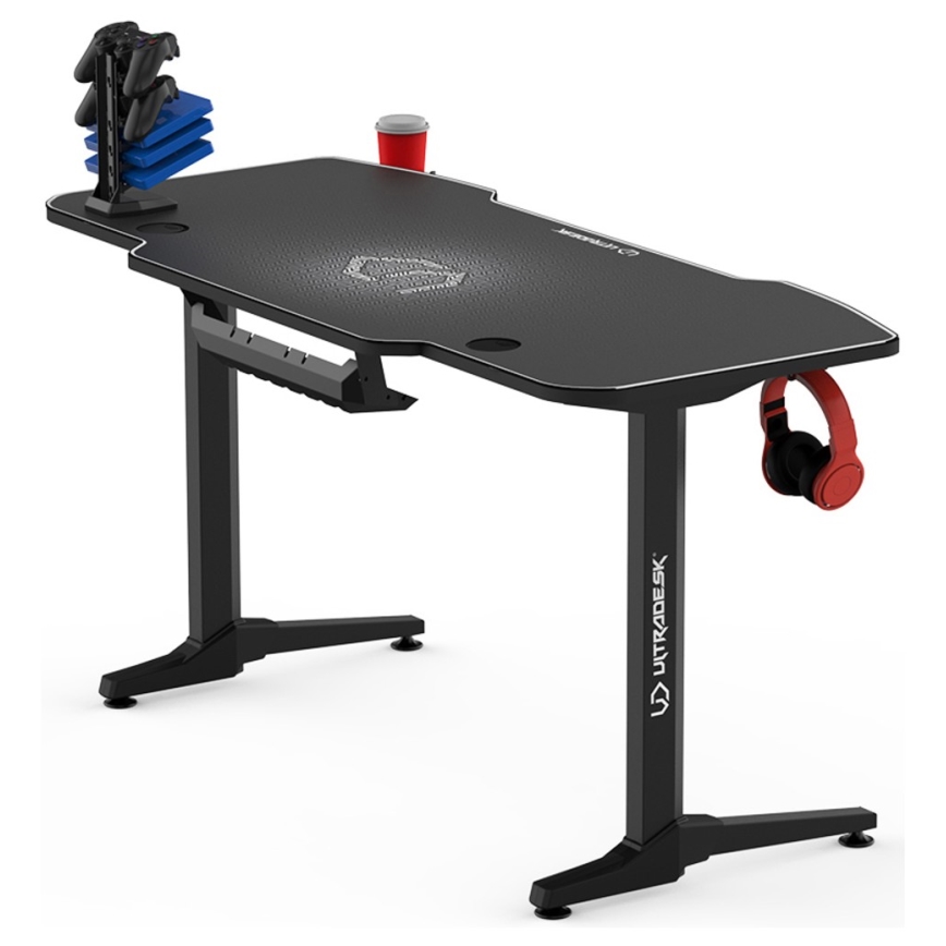 Gaming stol 140 x 66 cm crna