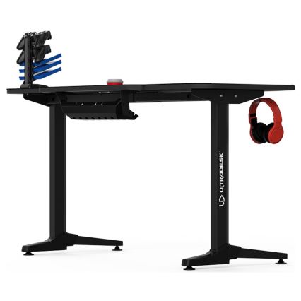 Gaming stol 140 x 66 cm crna