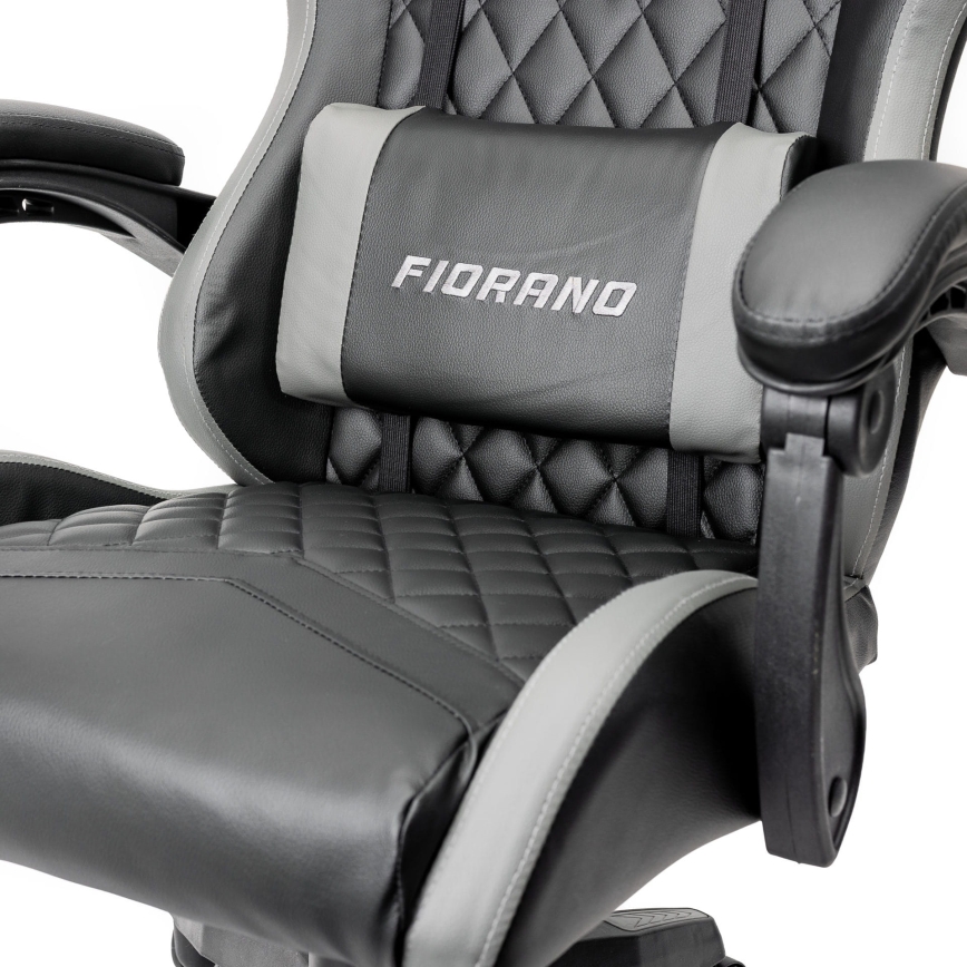 Gaming stolica FIORANO crna/siva