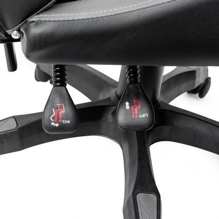 Gaming stolica FIORANO crna/siva