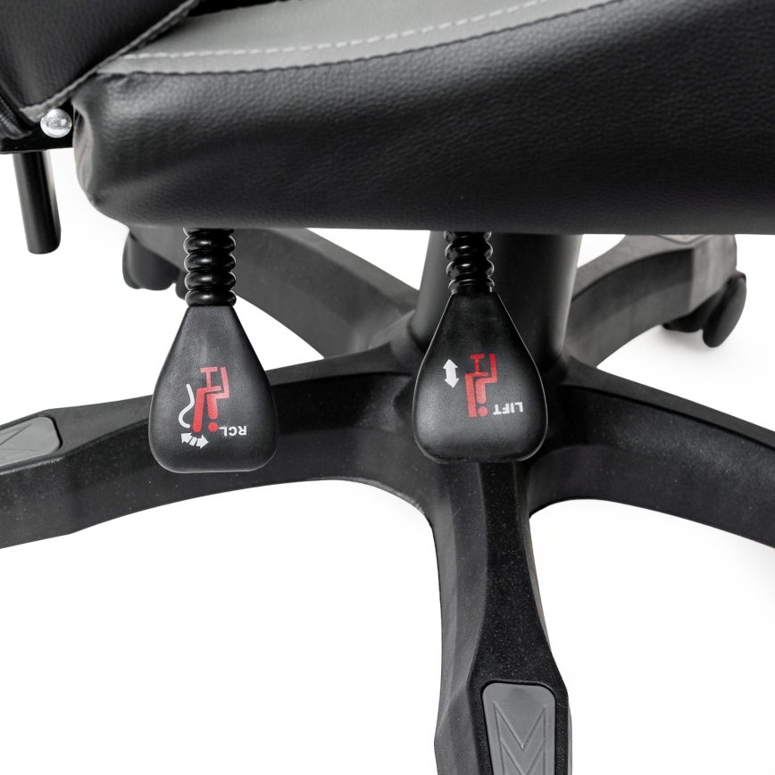 Gaming stolica FIORANO crna/siva