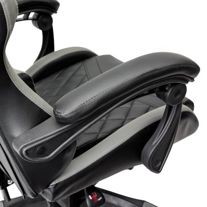 Gaming stolica FIORANO crna/siva