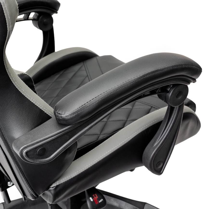 Gaming stolica FIORANO crna/siva
