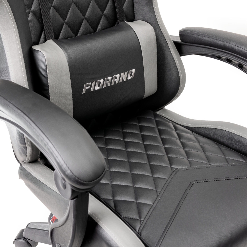 Gaming stolica FIORANO crna/siva