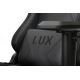Gaming stolica VARR Lux s LED RGB pozadinskim osvjetljenjem + daljinski upravljač crna