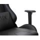 Gaming stolica VARR Lux s LED RGB pozadinskim osvjetljenjem + daljinski upravljač crna
