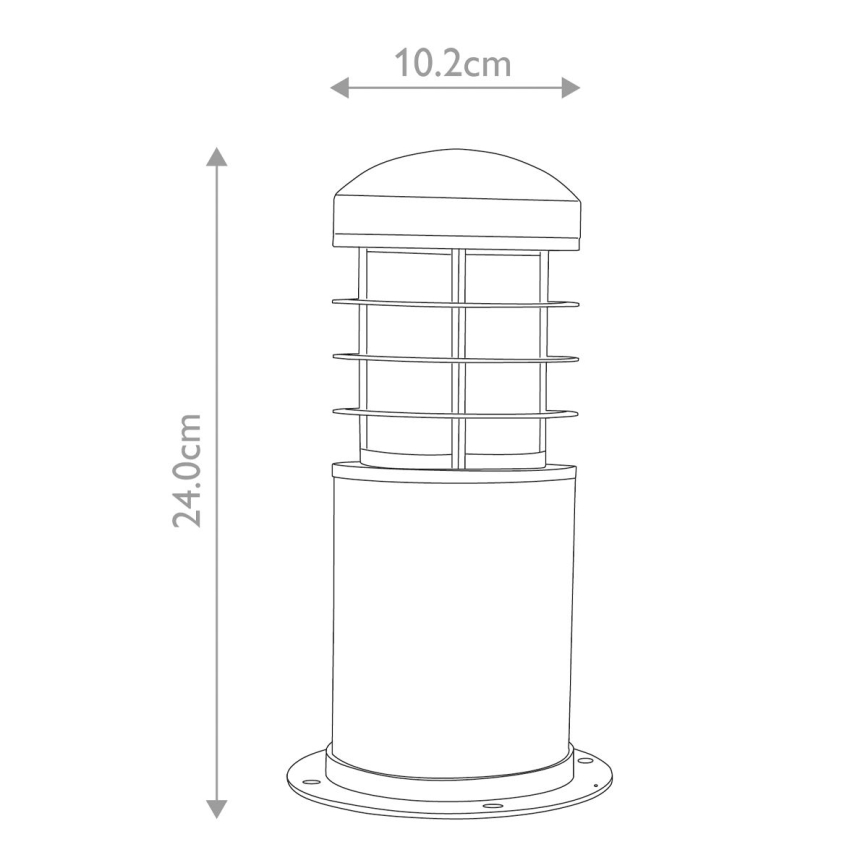 Garden Zone - Vanjska lampa POOLE 1xE27/60W/230V IP55