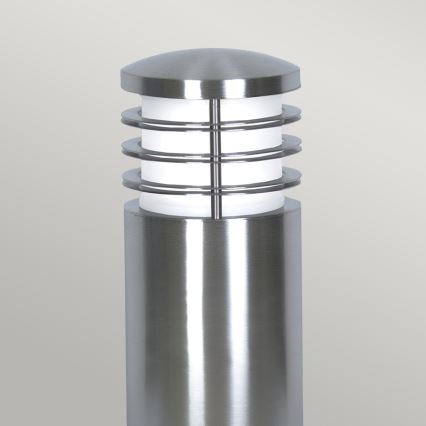 Garden Zone - Vanjska lampa SANDBANKS 1xE27/60W/230V IP44 mat krom