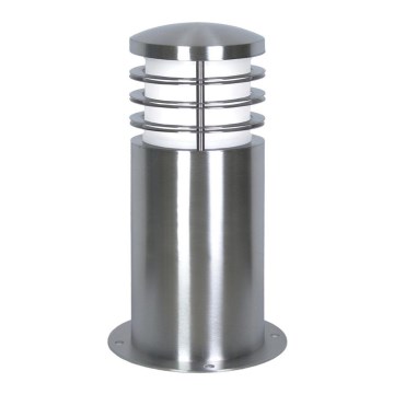 Garden Zone - Vanjska lampa SANDBANKS 1xE27/60W/230V IP44 mat krom