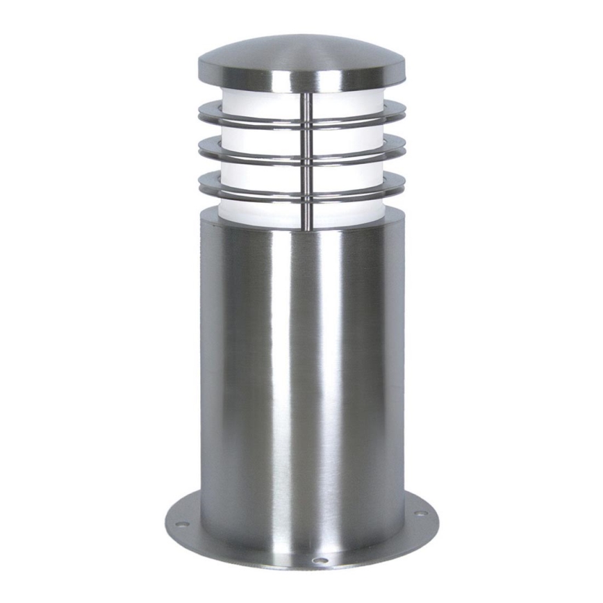 Garden Zone - Vanjska lampa SANDBANKS 1xE27/60W/230V IP44 mat krom