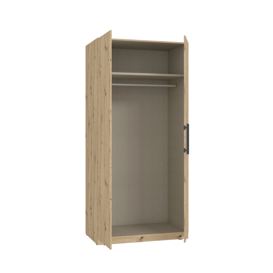 Garderobni ormar MARO 100x213 cm Artisan hrast