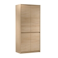 Garderobni ormar MIYABI 90x198x52 cm, hrast Cremona