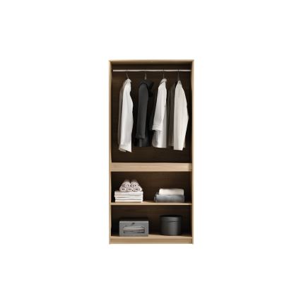 Garderobni ormar MIYABI 90x198x52 cm, hrast Cremona