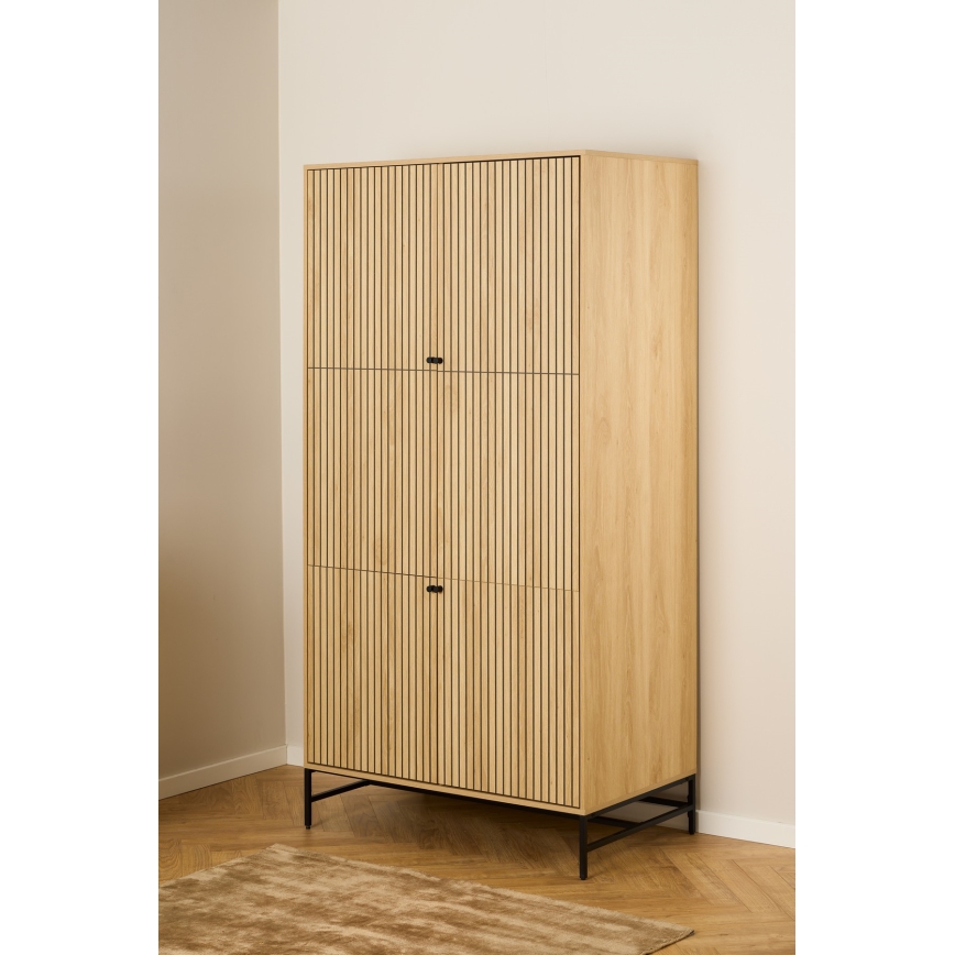 Garderobni ormar OLIVIA 99x200 cm hrast