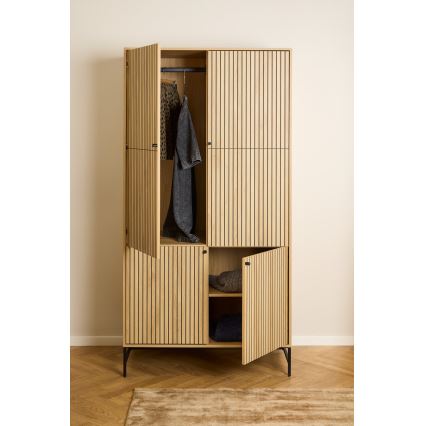 Garderobni ormar OLIVIA 99x200 cm hrast