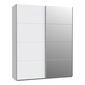 Garderobni ormar s ogledalom KARO 170x210 cm bijeli