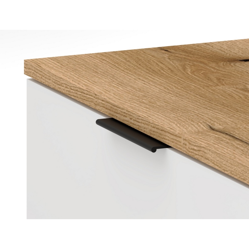 Garderobni zid KLEO smeđa/bijela