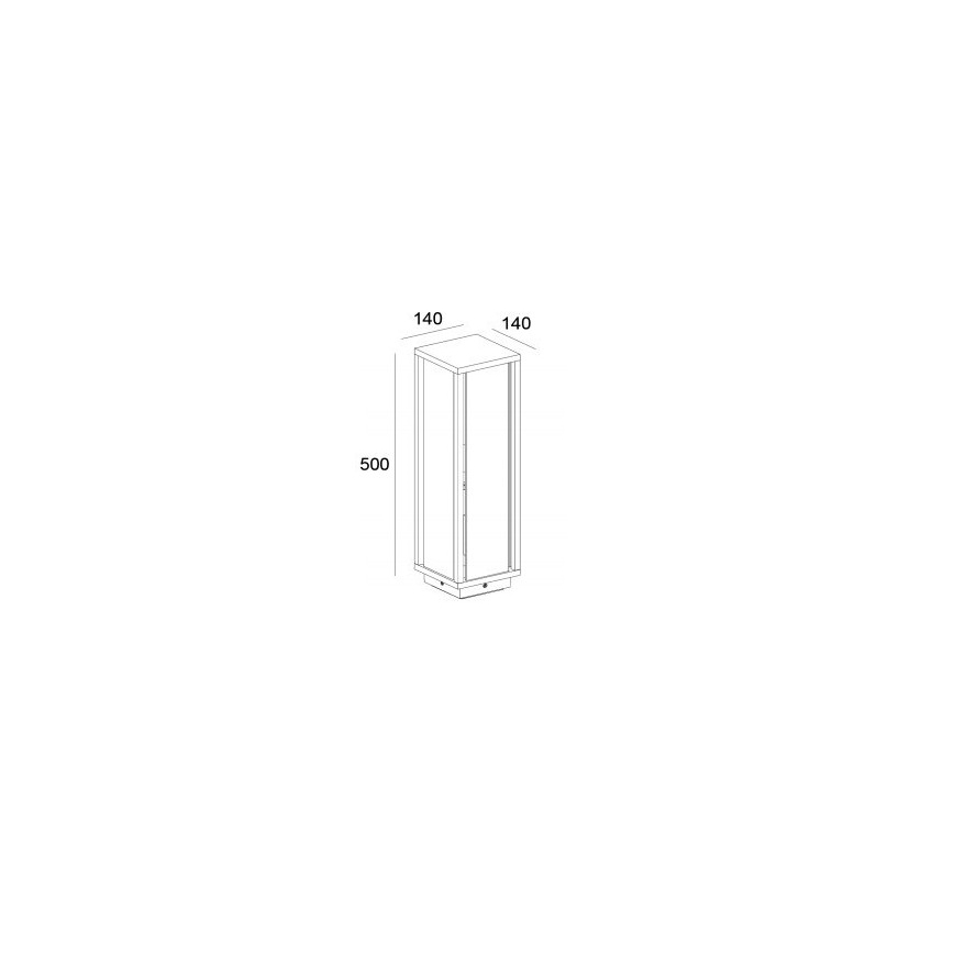 Gardino LX1463-500 - Vanjska lampa MELISSA 1xE27/15W/230V IP54