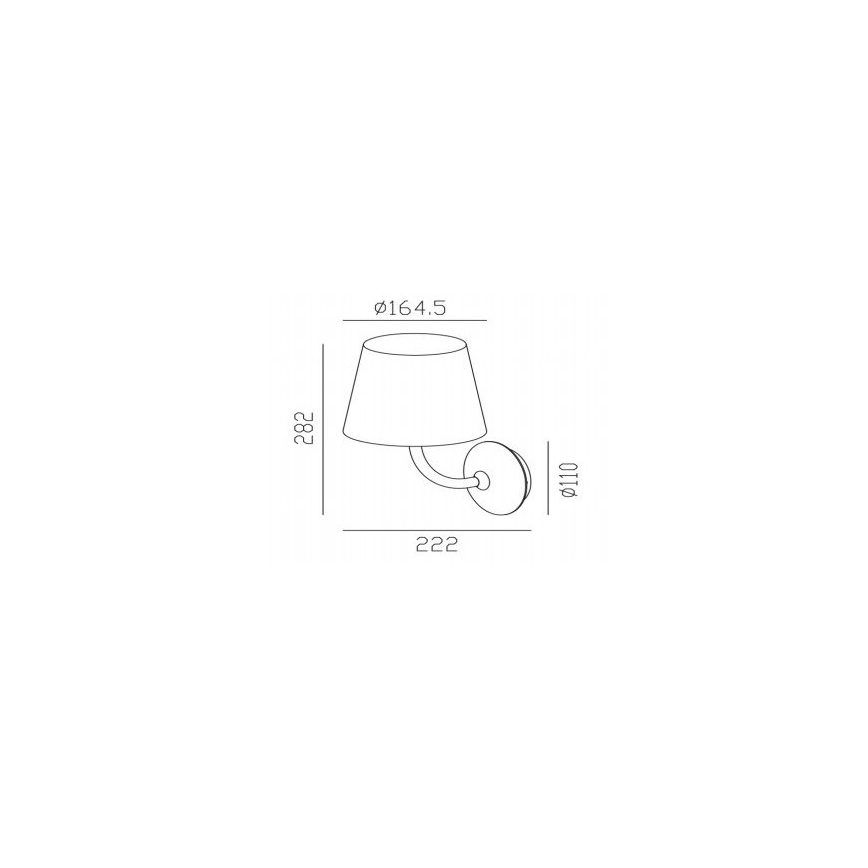 Gardino LX1791 - LED Vanjska zidna lampa VIOLA LED/7W/230V IP65
