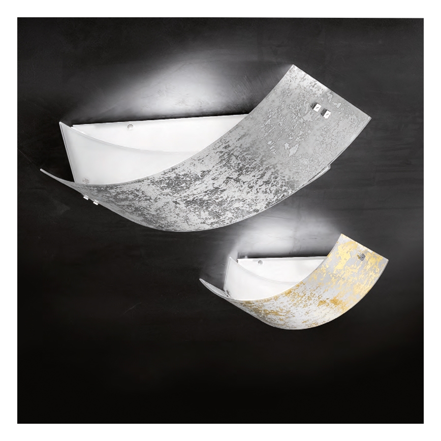 Gea Luce CAMILLA P M arg - Stropna svjetiljka CAMILLA 2xE27/70W/230V 63,5 cm srebrna