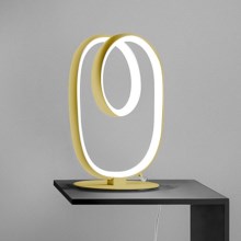Gea Luce DIVA L ORO SPAZZOLATO - LED Prigušiva stolna lampa DIVA LED/17W/230V zlatna