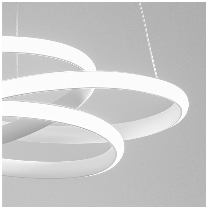Gea Luce DIVA S G BIANCO - LED Prigušivi luster na sajli DIVA LED/44W/230V bijela