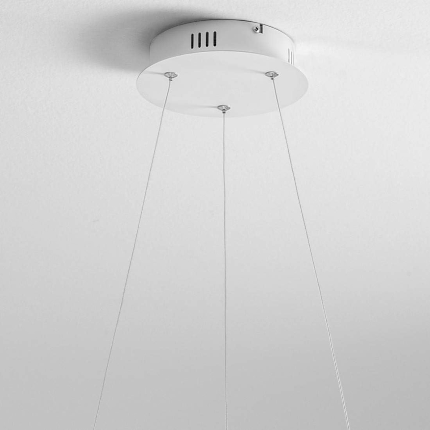 Gea Luce DIVA S G TITANIO - LED Prigušivi luster na sajli DIVA LED/44W/230V siva