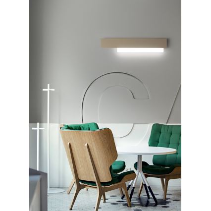 Gea Luce DOHA A G T - LED Zidna svjetiljka DOHA LED/25W/230V 70 cm bež