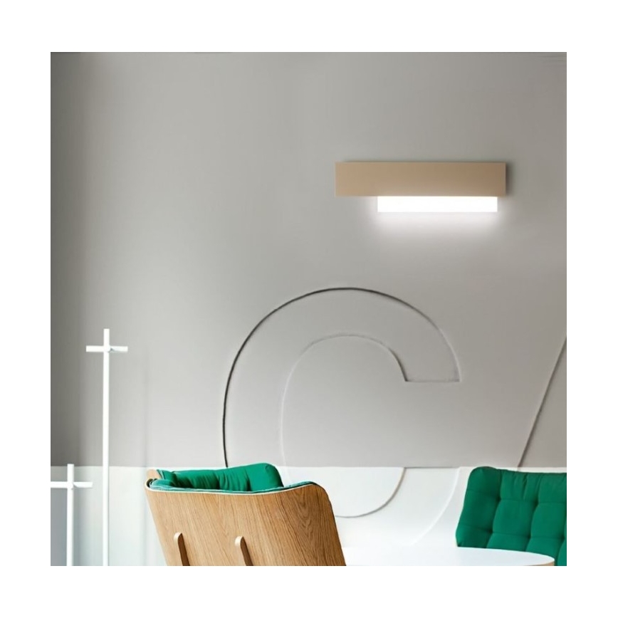 Gea Luce DOHA A P T - LED Zidna svjetiljka DOHA LED/15W/230V 40 cm bež