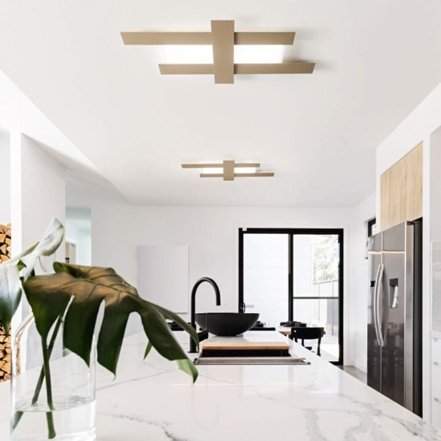 Gea Luce DOHA P G T - LED Stropna svjetiljka DOHA LED/50W/230V 104 cm bež