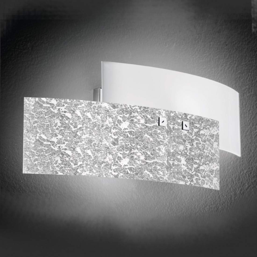 Gea Luce LARA A P arg - Zidna svjetiljka LARA 2xE14/42W/230V srebrna